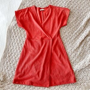 Madewell Fall Wrap Mini Dress
